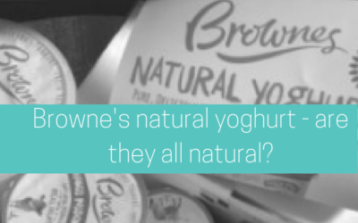 Brownes natural yoghurt – are they all natural?