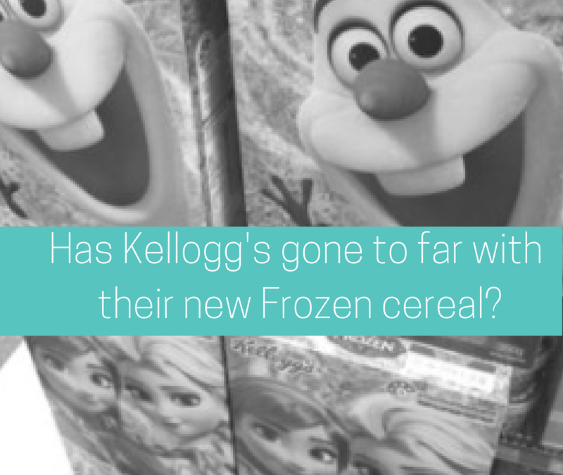 Has Kellogg’s gone too far with their new Frozen cereal?