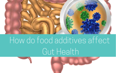 How do food additives affect gut health?