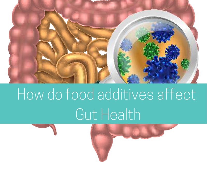 How do food additives affect gut health?