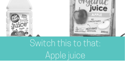 What’s in your apple juice? Switch this for that