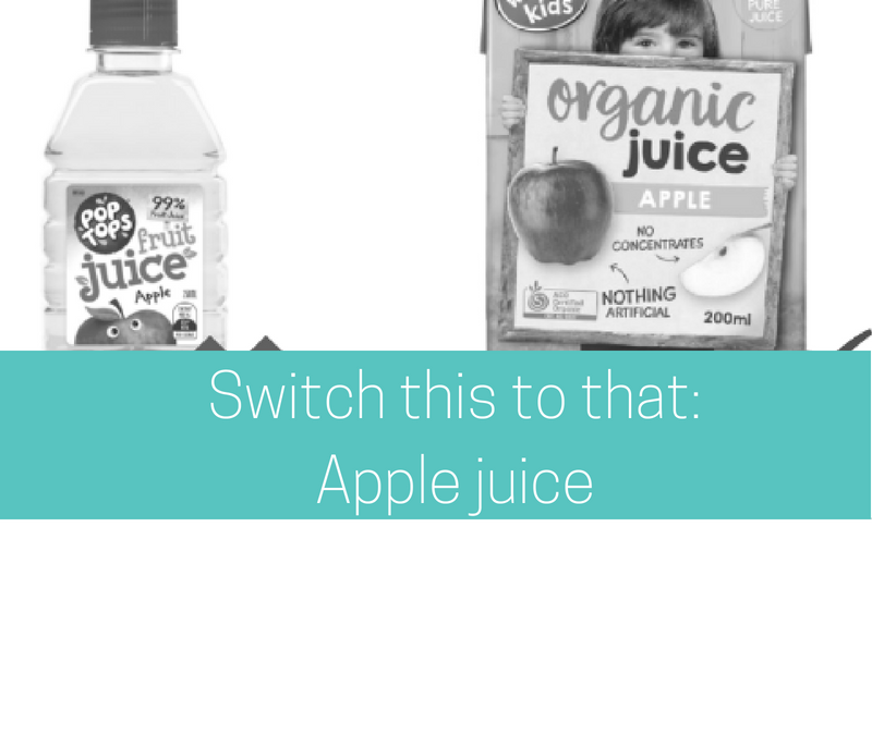 What’s in your apple juice? Switch this for that