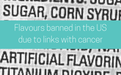 Flavours banned in the US due to links with cancer