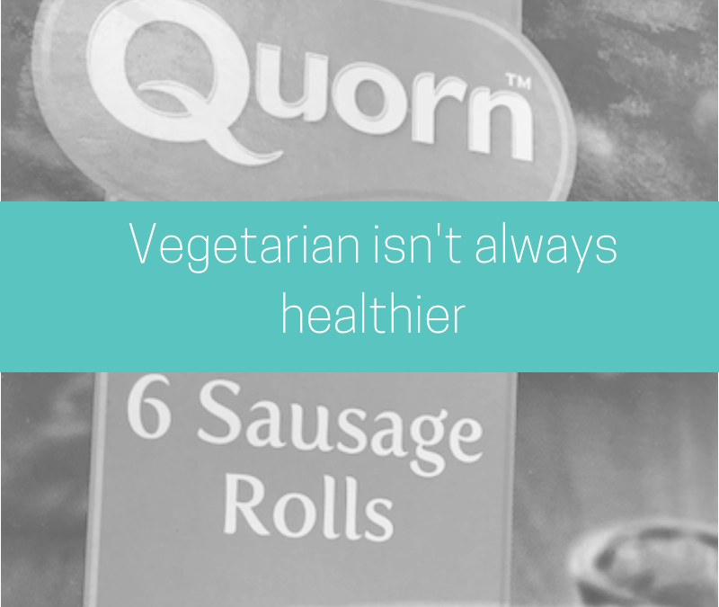 Vegetarian isn't always healthier