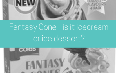 Fantasty Cone – is it icecream or an ice dessert?