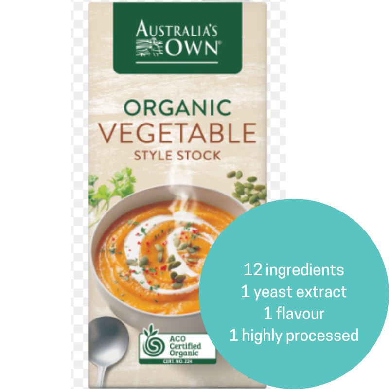 Australia's Own Organic Vegetable Style Stock