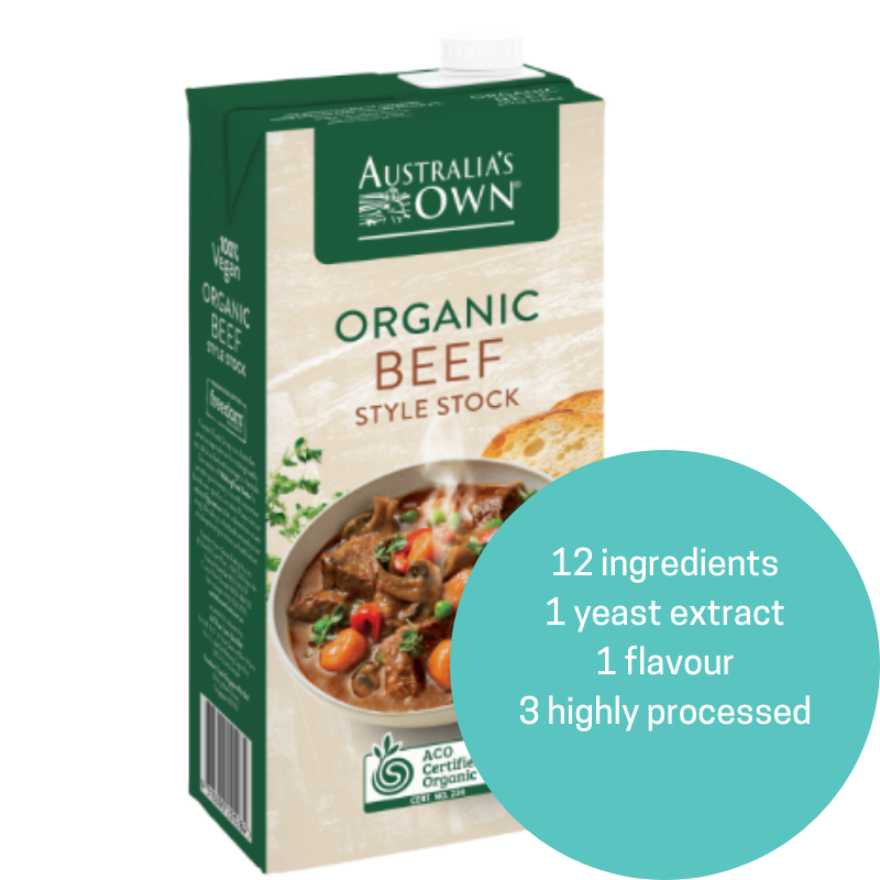 Australia's Own Organic Beef Style Stock