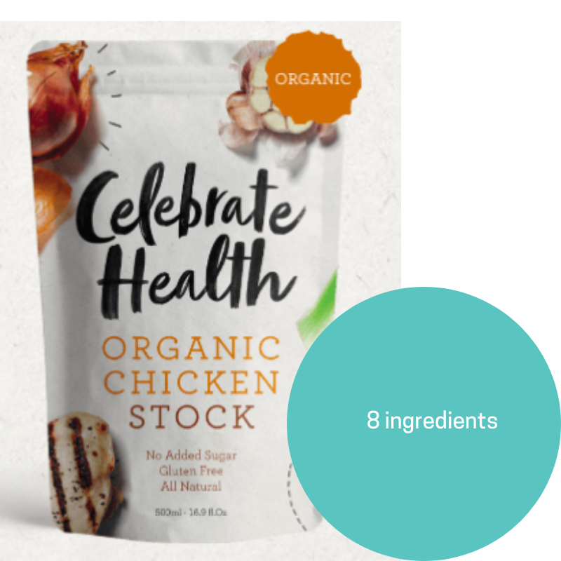 Celebrate health chicken stock