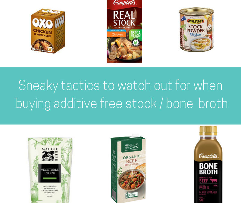 Sneaky tactics to watch out for when buying additive free stock / bone broth