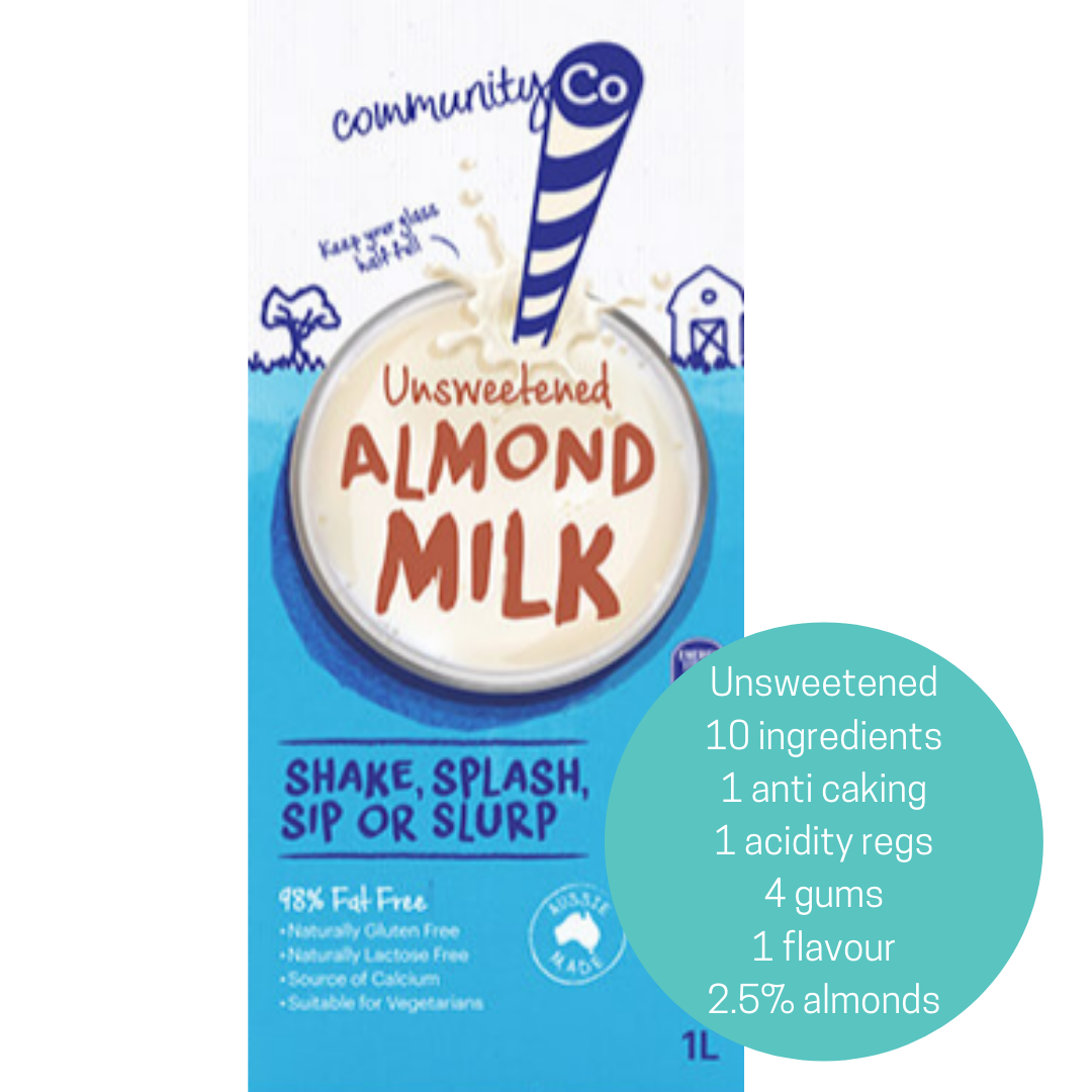Community Co Unsweetened almond milk Additive Free Kids
