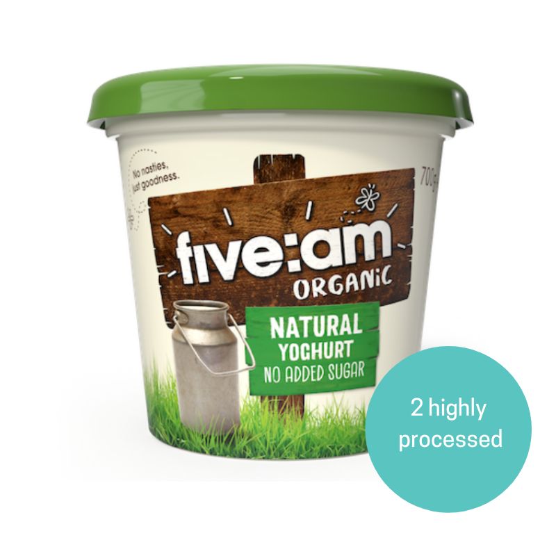 Five am natural yoghurt