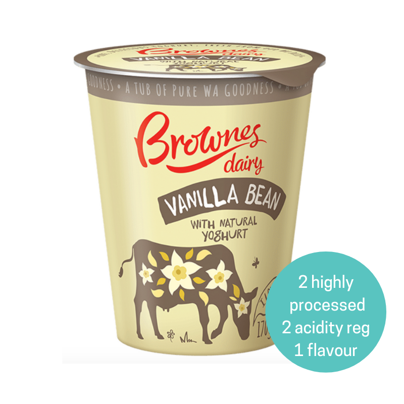 Brownes Vanilla Bean natural yoghurt