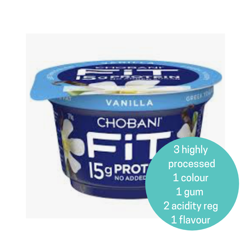 Chobani Fit vanilla yoghurt
