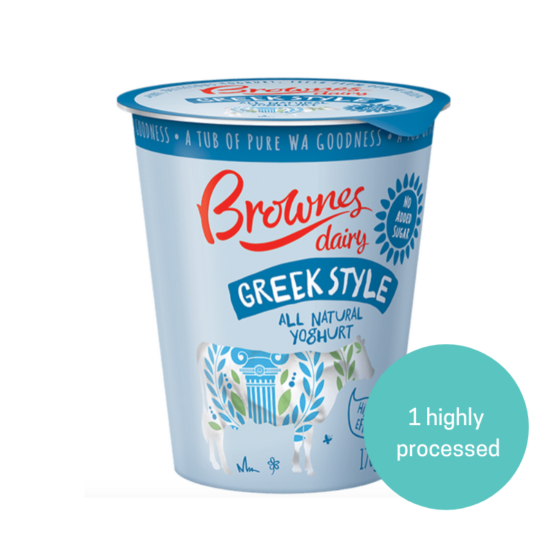 Brownes Greek Style All natural yoghurt