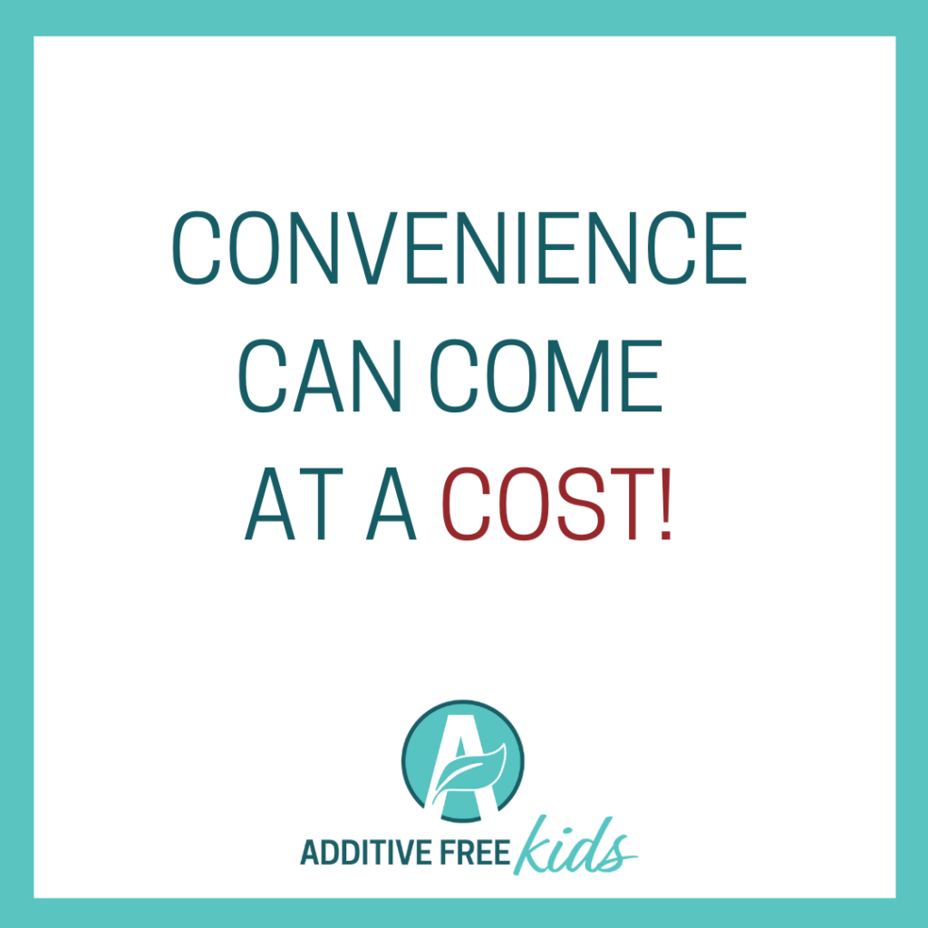 Does it cost more to be additive free?