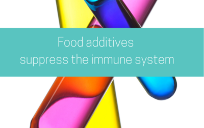 Food additives suppress immune system