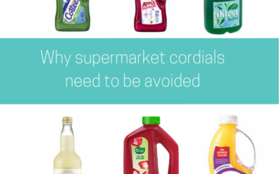 Why supermarket cordial should be avoided