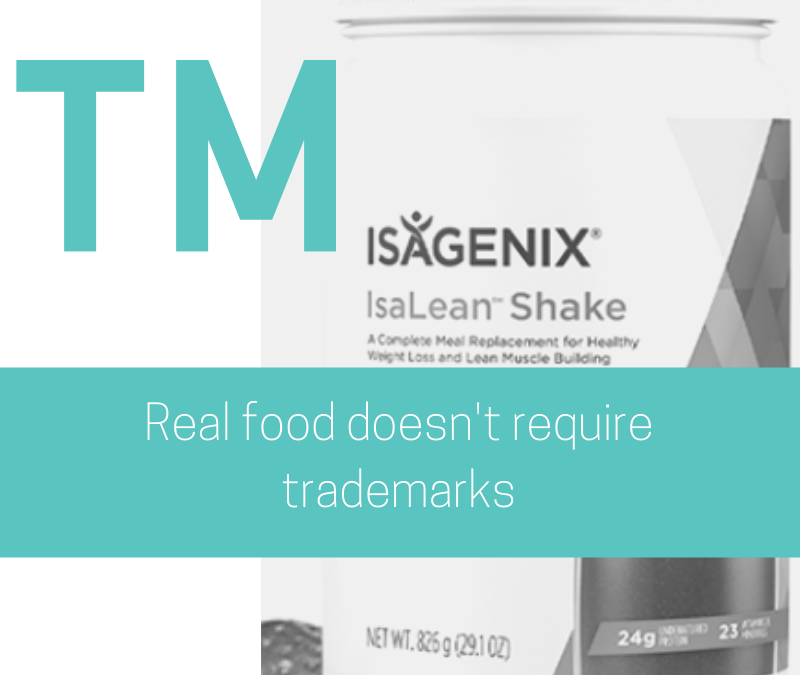 Real food doesn't require trademarks